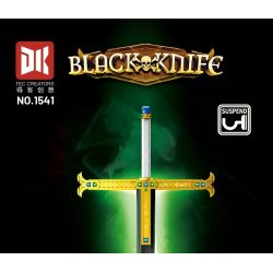 DK 1541 Black Knife Xếp hình lắp ráp ghép mô hình One Piece: Đêm kiếm đen