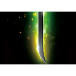 DK 1541 Black Knife Xếp hình lắp ráp ghép mô hình One Piece: Đêm kiếm đen