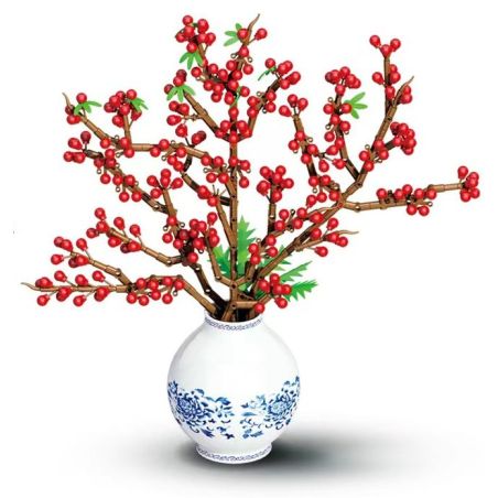 DK 3040 Black Knife Xếp hình lắp ráp ghép mô hình Mận sáp đỏ