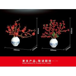 DK 3040 Black Knife Xếp hình lắp ráp ghép mô hình Mận sáp đỏ