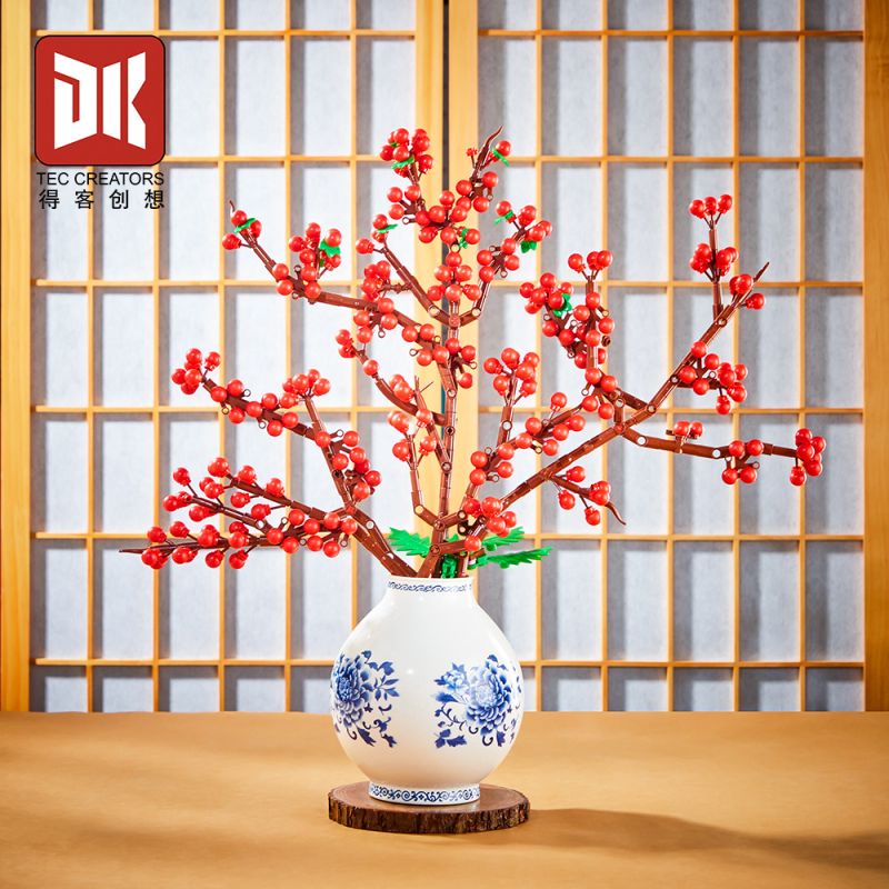 DK 3040 Black Knife Xếp hình lắp ráp ghép mô hình Mận sáp đỏ