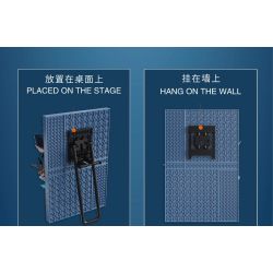 DK 3038 Photo Frame of Shark Xếp hình lắp ráp ghép mô hình Khung ảnh cá mập