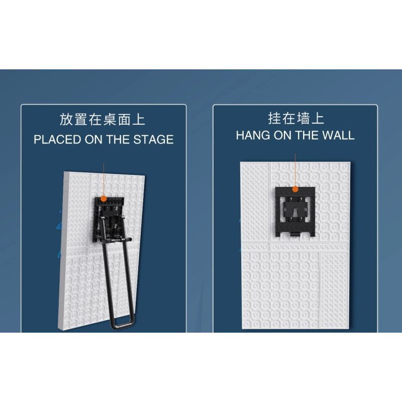 DK 3037 Lion and Flowers Xếp hình lắp ráp ghép mô hình Khung ảnh sư tử hoa khô