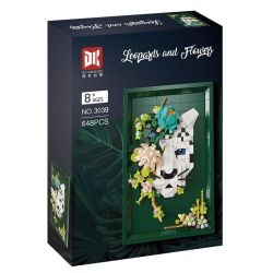 DK 3039 Photo Frame Xếp hình lắp ráp ghép mô hình Khung ảnh hoa khô báo tuyết