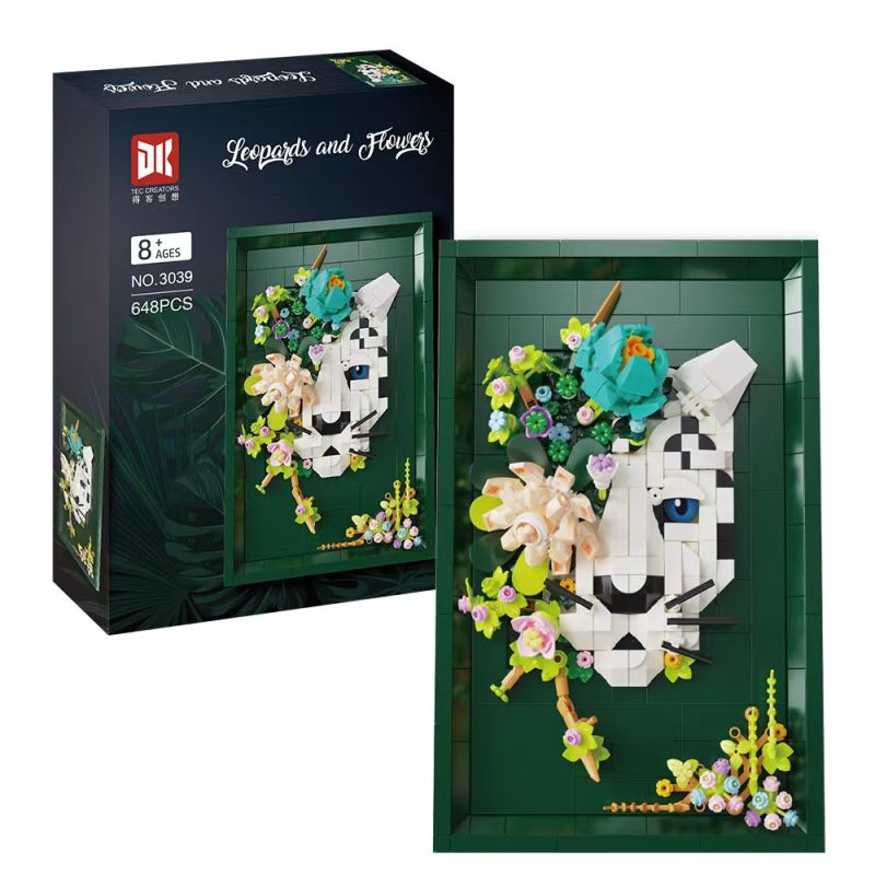 DK 3039 Photo Frame Xếp hình lắp ráp ghép mô hình Khung ảnh hoa khô báo tuyết