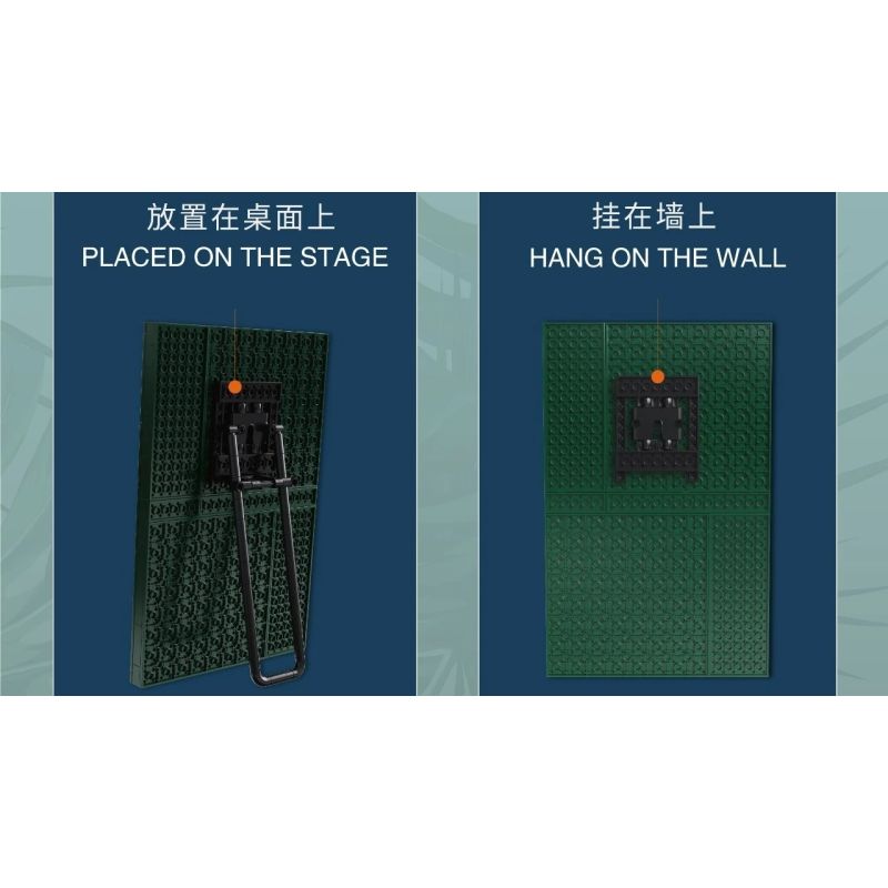 DK 3039 Photo Frame Xếp hình lắp ráp ghép mô hình Khung ảnh hoa khô báo tuyết