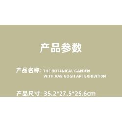 Xbert 66105 Dream Botanical Garden Xếp hình lắp ráp ghép mô hình Vườn bách thảo tưởng tượng