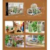 Xbert 66105 Dream Botanical Garden Xếp hình lắp ráp ghép mô hình Vườn bách thảo tưởng tượng