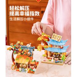 Femibox S44064 ROROJUMP Xếp hình lắp ráp ghép mô hình Nước sốt thịt: Nước sốt UPUP Khổng Tử RORO Xiaofu