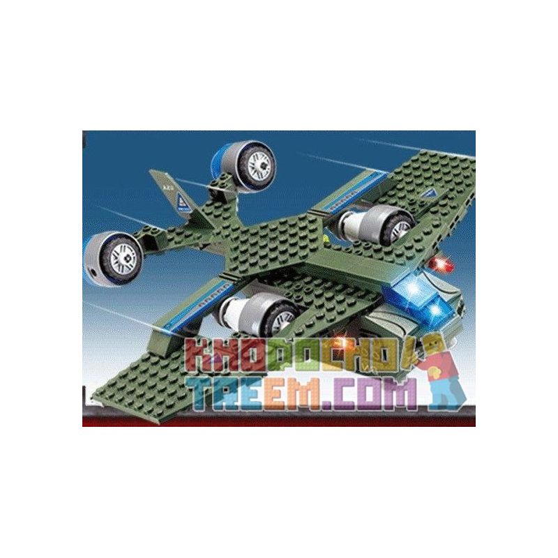 Kazi KY81006 81006 non  MÁY BAY NÉM BOM THẾ KỶ bộ đồ chơi xếp lắp ráp ghép mô hình Red Alert 3 RED ALERT 3 CENTURY BOMBER Báo Động Đỏ 3 220 khối