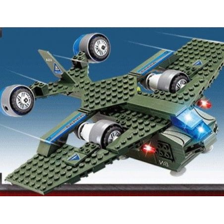Kazi KY81006 81006 non  MÁY BAY NÉM BOM THẾ KỶ bộ đồ chơi xếp lắp ráp ghép mô hình Red Alert 3 RED ALERT 3 CENTURY BOMBER Báo Động Đỏ 3 220 khối