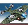 Kazi KY81006 81006 non  MÁY BAY NÉM BOM THẾ KỶ bộ đồ chơi xếp lắp ráp ghép mô hình Red Alert 3 RED ALERT 3 CENTURY BOMBER Báo Động Đỏ 3 220 khối