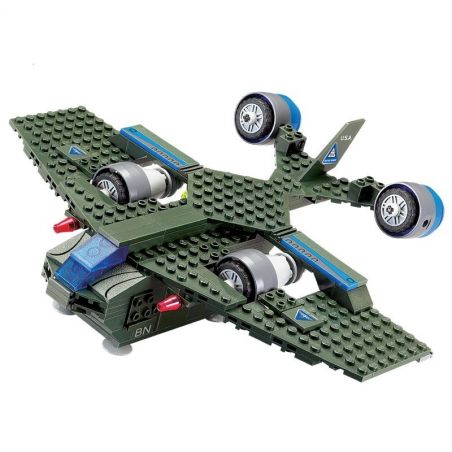 Kazi KY81006 81006 non  MÁY BAY NÉM BOM THẾ KỶ bộ đồ chơi xếp lắp ráp ghép mô hình Red Alert 3 RED ALERT 3 CENTURY BOMBER Báo Động Đỏ 3 220 khối