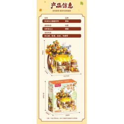 Femibox S44066 ROROJUMP Xếp hình lắp ráp ghép mô hình Nước Sốt Thịt: Nước Sốt RORO Xiaofu Đền Thịnh Vượng