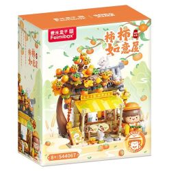 Femibox S44067 ROROJUMP Xếp hình lắp ráp ghép mô hình Nước sốt thịt: Nước sốt hồng Ruyiwu RORO Xiaofu