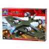 Kazi KY81006 81006 non  MÁY BAY NÉM BOM THẾ KỶ bộ đồ chơi xếp lắp ráp ghép mô hình Red Alert 3 RED ALERT 3 CENTURY BOMBER Báo Động Đỏ 3 220 khối