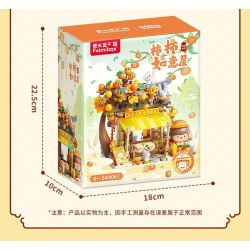 Femibox S44067 ROROJUMP Xếp hình lắp ráp ghép mô hình Nước sốt thịt: Nước sốt hồng Ruyiwu RORO Xiaofu