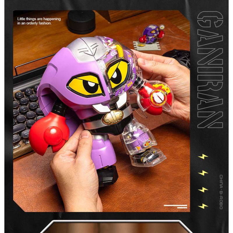 Femibox S48004 B-ROBO 004 Ganiran Xếp hình lắp ráp ghép mô hình Kho báu thiết giáp sắt: Bọ cạp Lai Lai Góc nhìn Mecha