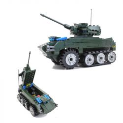 Kazi KY81003 81003 non  XE TĂNG CHỞ QUÂN bộ đồ chơi xếp lắp ráp ghép mô hình Red Alert 3 RED ALERT 3 INFANTRY CARS Báo Động Đỏ 3 150 khối