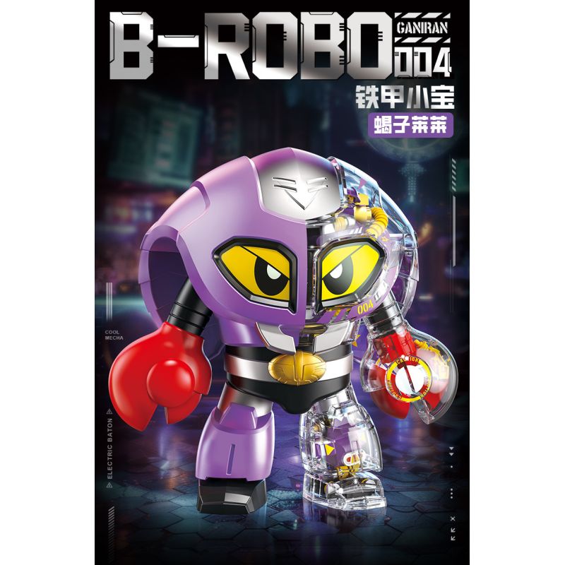 Femibox S48004 B-ROBO 004 Ganiran Xếp hình lắp ráp ghép mô hình Kho báu thiết giáp sắt: Bọ cạp Lai Lai Góc nhìn Mecha