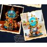 Femibox S5302 Retro Globe Xếp hình lắp ráp ghép mô hình Hành tinh cổ điển