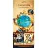 Femibox S5302 Retro Globe Xếp hình lắp ráp ghép mô hình Hành tinh cổ điển