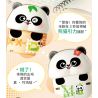 Femibox S5437 Panda Moment Xếp hình lắp ráp ghép mô hình Khoảnh khắc chữa bệnh của Panda Nam châm tủ lạnh Panda 4 loại