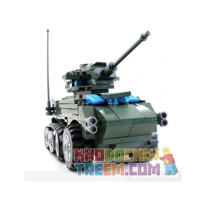 Kazi KY81003 81003 non  XE TĂNG CHỞ QUÂN bộ đồ chơi xếp lắp ráp ghép mô hình Red Alert 3 RED ALERT 3 INFANTRY CARS Báo Động Đỏ 3 150 khối