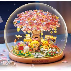 Femibox S5301 ROROJUMP Xếp hình lắp ráp ghép mô hình Nước sốt thịt: Cây cổ tích Sakura