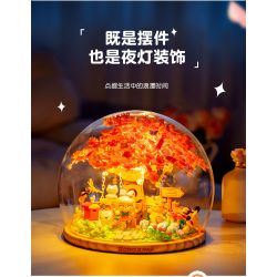 Femibox S5301 ROROJUMP Xếp hình lắp ráp ghép mô hình Nước sốt thịt: Cây cổ tích Sakura