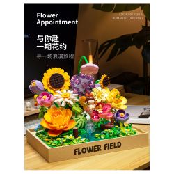 Femibox S43005 ROROJUMP Xếp hình lắp ráp ghép mô hình Nước sốt thịt: Lang thang trên cánh đồng hoa