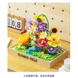 Femibox S43005 ROROJUMP Xếp hình lắp ráp ghép mô hình Nước sốt thịt: Lang thang trên cánh đồng hoa