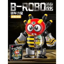 Femibox S48005 B-ROBO 005 SPYDON Xếp hình lắp ráp ghép mô hình Áo Giáp Sắt: Máy X-quang Thám Tử Nhện
