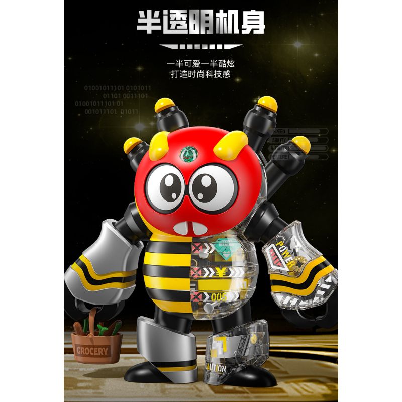 Femibox S48005 B-ROBO 005 SPYDON Xếp hình lắp ráp ghép mô hình Áo Giáp Sắt: Máy X-quang Thám Tử Nhện