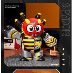 Femibox S48005 B-ROBO 005 SPYDON Xếp hình lắp ráp ghép mô hình Áo Giáp Sắt: Máy X-quang Thám Tử Nhện