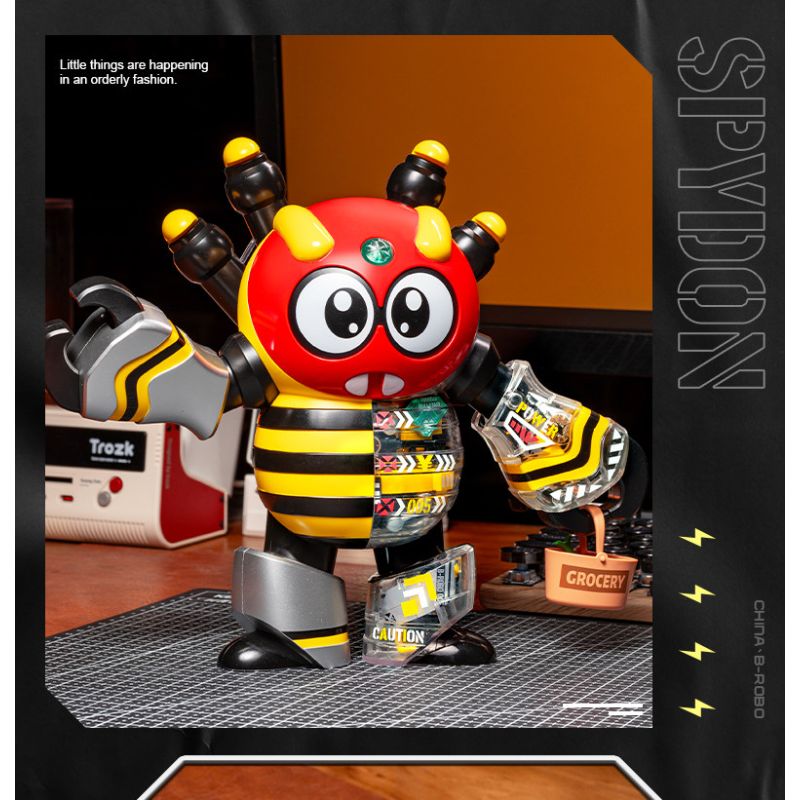 Femibox S48005 B-ROBO 005 SPYDON Xếp hình lắp ráp ghép mô hình Áo Giáp Sắt: Máy X-quang Thám Tử Nhện