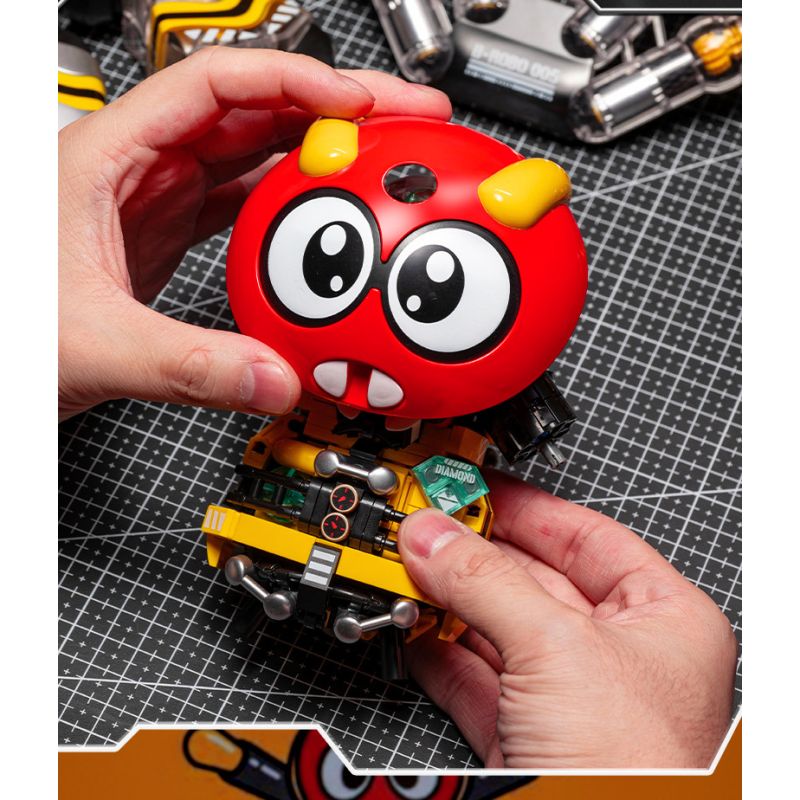 Femibox S48005 B-ROBO 005 SPYDON Xếp hình lắp ráp ghép mô hình Áo Giáp Sắt: Máy X-quang Thám Tử Nhện