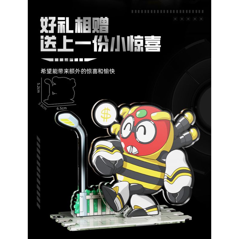 Femibox S48005 B-ROBO 005 SPYDON Xếp hình lắp ráp ghép mô hình Áo Giáp Sắt: Máy X-quang Thám Tử Nhện