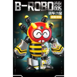 Femibox S48005 B-ROBO 005 SPYDON Xếp hình lắp ráp ghép mô hình Áo Giáp Sắt: Máy X-quang Thám Tử Nhện