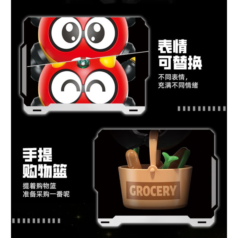 Femibox S48005 B-ROBO 005 SPYDON Xếp hình lắp ráp ghép mô hình Áo Giáp Sắt: Máy X-quang Thám Tử Nhện