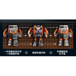 Femibox S48006 B-ROBO 006 Dangoron Xếp hình lắp ráp ghép mô hình Xiaobao bọc thép: Mecha xuyên thấu Marukolong