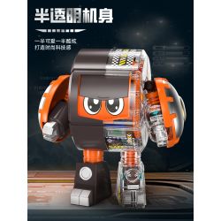 Femibox S48006 B-ROBO 006 Dangoron Xếp hình lắp ráp ghép mô hình Xiaobao bọc thép: Mecha xuyên thấu Marukolong