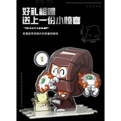 Femibox S48006 B-ROBO 006 Dangoron Xếp hình lắp ráp ghép mô hình Xiaobao bọc thép: Mecha xuyên thấu Marukolong