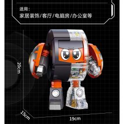 Femibox S48006 B-ROBO 006 Dangoron Xếp hình lắp ráp ghép mô hình Xiaobao bọc thép: Mecha xuyên thấu Marukolong