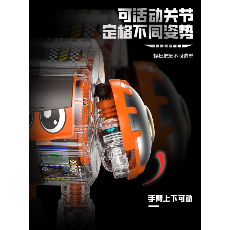 Femibox S48006 B-ROBO 006 Dangoron Xếp hình lắp ráp ghép mô hình Xiaobao bọc thép: Mecha xuyên thấu Marukolong