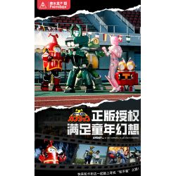 Femibox S48006 B-ROBO 006 Dangoron Xếp hình lắp ráp ghép mô hình Xiaobao bọc thép: Mecha xuyên thấu Marukolong