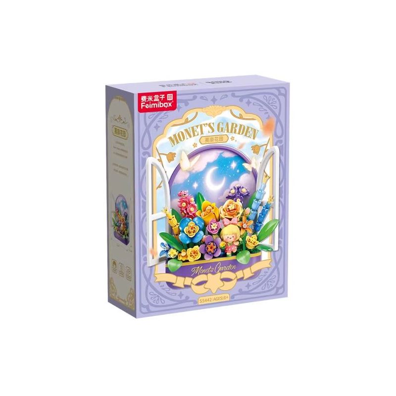 Femibox S5442 ROROJUMP：Monet's Garden Xếp hình lắp ráp ghép mô hình Bolognese: Khu vườn của Monet