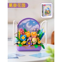 Femibox S5442 ROROJUMP：Monet's Garden Xếp hình lắp ráp ghép mô hình Bolognese: Khu vườn của Monet