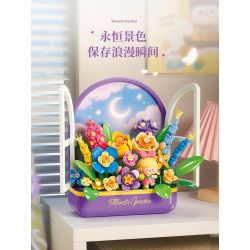 Femibox S5442 ROROJUMP：Monet's Garden Xếp hình lắp ráp ghép mô hình Bolognese: Khu vườn của Monet