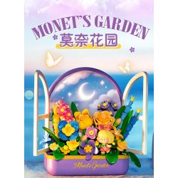 Femibox S5442 ROROJUMP：Monet's Garden Xếp hình lắp ráp ghép mô hình Bolognese: Khu vườn của Monet